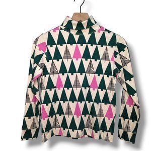Hanna Andersson Christmas Tree Turtleneck Long Sleeve Size 10 140cm